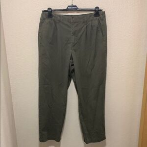 Basic Editions Green Chinos Relaxed Fit